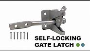 Self-Locking Gate Latch Long, Lasting Looks and Rust Resistance| HOWTOOL Hardware