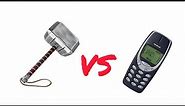 Mjolnir vs Nokia phone meme