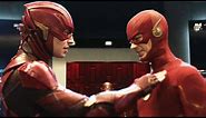 Ezra Miller's Flash Meets Grant Gustin's Flash - Crisis On Infinite Earths - Arrow