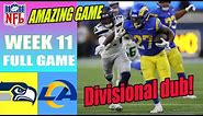 Seattle Seahawks vs Los Angeles Rams [FULL GAME] WEEK 11 | NFL Highlights 2023