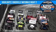 World of Outlaws NOS Energy Drink Sprint Cars | Knoxville Raceway | August 10, 2023 | HIGHLIGHTS