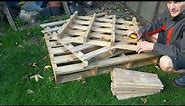 How to make apple crates from pallets