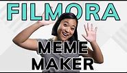 FREE Filmora Meme Maker + iPhone XS giveaway!