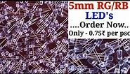 5mm RB/RG LED's || 5mm RGB LED's || 5mm Multicolor LED Bulbs