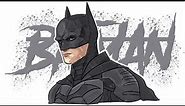how to draw batman 2022