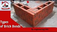 types of brick bonds || Brick Masonry models || Brick construction || English Bond || Flemish Bond