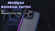 Meifigno Iridescent Aluminum Case for iPhone 14 Pro Max