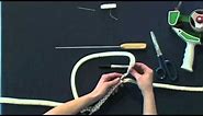Part 1 How to Make Horse Lead Rope or Marine Spliced Loop - Class 1 Double Braid Eye Splice
