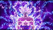 SON GOKU ULTRA INSTINCT POWER LIGHTS BACKGROUND [1 Hour] #Goku #DragonBallSuper #GokuWallpaper