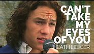 Heath Ledger Sings "can't take my eyes off you".