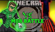 KRAKEN VS GREEN LANTERN - Minecraft Mod Battle - Mob Battles - Superheroes and Kraken Mods