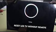 How to Reset Smart Android LED TV without Remote | Smart Android TV Hard Reset technique