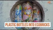 How to repurpose plastic bottles into ecobricks