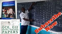G12 ECZ MATHS 2020 FULLY SOLVED Paper 2(SETS) #Ecz #2020 #G12 #Gce #Maths #papers