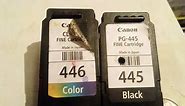 How to refill Ink Cartridges / PG-445 - CL-446 and all canon ink printers