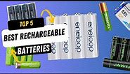 Best Rechargeable Batteries 2022 - Top 5 Rechargeable Batteries Review👌