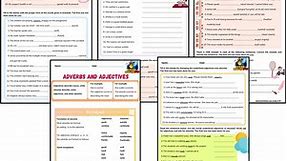 Adverb Worksheets – Grade 5 (With Adjectives)Making English Fun