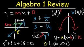 Algebra 1 Review Study Guide - Online Course / Basic Overview – EOC & Regents – Common Core