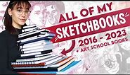 ✭ HUGE Sketchbook Tour ✭ All of my Sketchbooks | 2016 - 2023 (including art school)