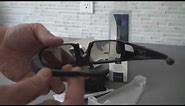 Unboxing Sony Active Shutter 3D Glasses for 3D LCD BRAVIA