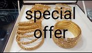 gold plated bangles sets special offer