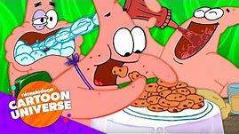 Everything Patrick Star EATS! 😋 | SpongeBob | Nickelodeon Cartoon Universe