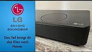 LG SN10YG Soundbar – Unboxing, einrichten, Test und Fazit