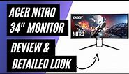 Acer Nitro 34" Curved Gaming Monitor UWQHD: Review & Detailed Look