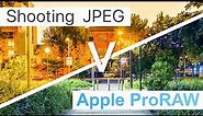 Apple ProRAW vs JPEG for EVERYDAY photos. Is ProRAW worth the trade off?!