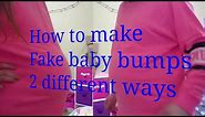 How to make a fake baby bump (2 different ways) /Mackenzie Reborns