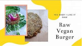 Raw Vegan Burger (Dehydrator needed)