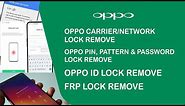 How to Unlock Oppo A11 - PCHM10, PCHT10 Carrier/Network Lock, FRP and Oppo ID/Account Lock