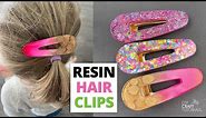 3 EASY RESIN HAIR CLIP IDEAS | DIY HAIR BARRETTES | Hair Barrettes Using Resin | Resin Jewelry
