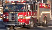 Allentown Fire Department Engine 6 Responding