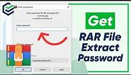 [Latest] How to Get RAR File Extract Password | How to Open RAR File without Password | 100% Work