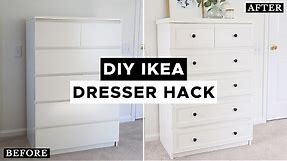 IKEA Dresser Hack | How to Paint IKEA Laminate Furniture