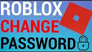 How To Change Roblox Password