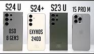 Samsung Galaxy S24 Ultra vs S24+ vs S23 Ultra vs Apple iPhone 15 Pro Max - Benchmark | SwagTab