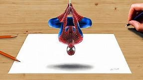 3D Colored Pencil Drawing: the Amazing Spider-Man 2 - Speed Draw | Jasmina Susak