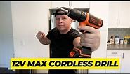 BLACK+DECKER 12V MAX Cordless Drill Review