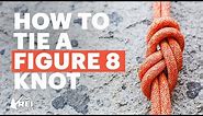 How to Tie a Figure 8 Knot for Climbing - Everything You Need to Know || REI