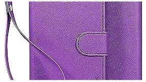 Fire Phone Case, BUDDIBOX [Wrist Strap] Premium PU Leather Wallet Case with [Kickstand] Card Holder and ID Slot for Amazon Fire Phone, (Purple)