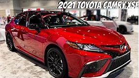 2021 Toyota Camry XSE Supersonic Red - Exterior and Interior Walkaround - 2021 Chicago Auto Show