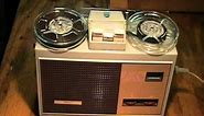 Philips-Norelco EL3586/54 portable reel-to-reel tape recorder.