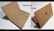 How to Make A laptop with Cardboard : Apple laptop