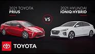 2021 Toyota Prius vs 2021 Hyundai Ioniq Hybrid | Toyota