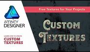 Affinity Designer iPad tutorial | Create Textures