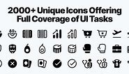 Fluent System Icons: 2000+ modern and clear UI icons
