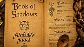 Wicca for Beginners: Free Printable Book of Shadows Grimoire