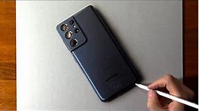 Drawing a smartphone... so realistic that it might ring 😲